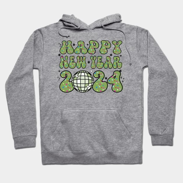 Happy New Year - 2024 Hoodie by Blended Designs